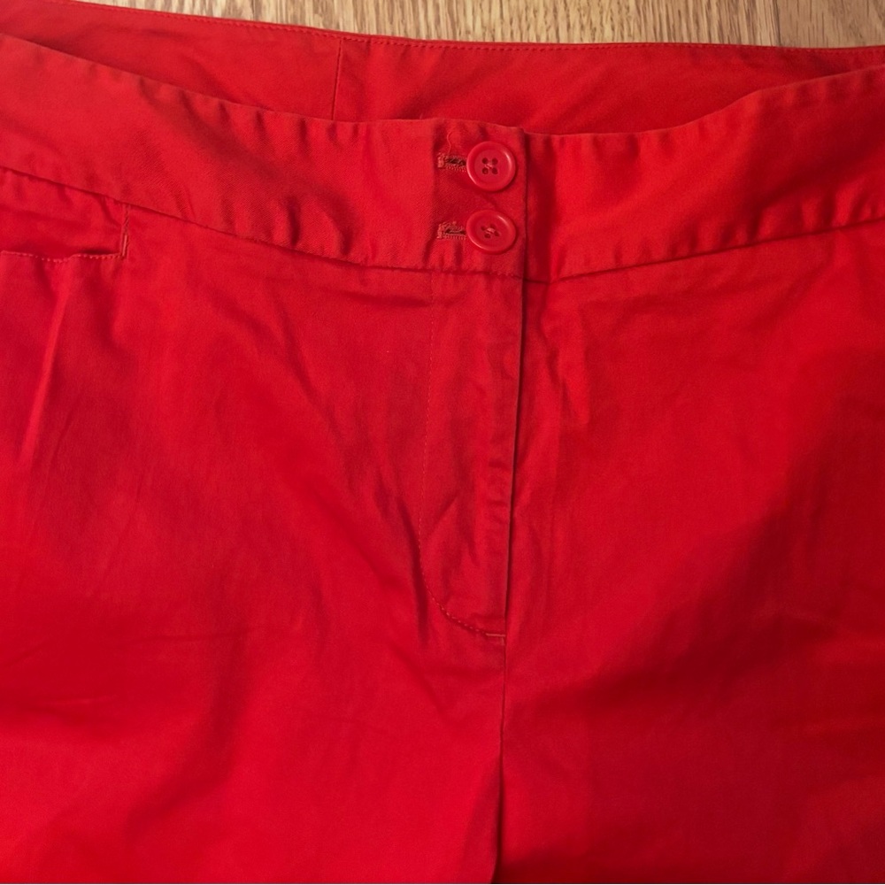 Lane Bryant Red Cropped Pants size 18 - Picture 5 of 5